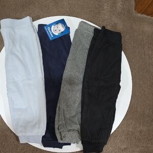 Gerber Baby Pants in Navy and Light Blue
